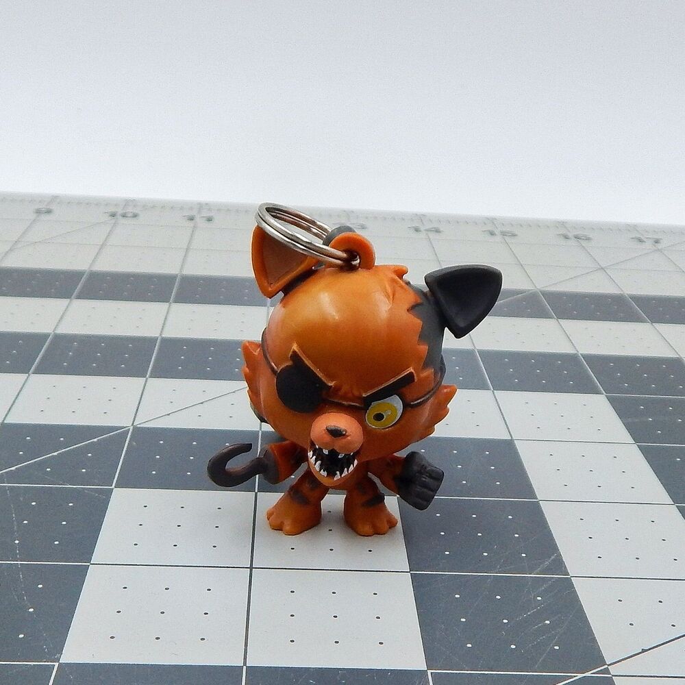Five Nights At Freddys FNAF Captain Foxy Hangers Figure Key Chain Clip 2015